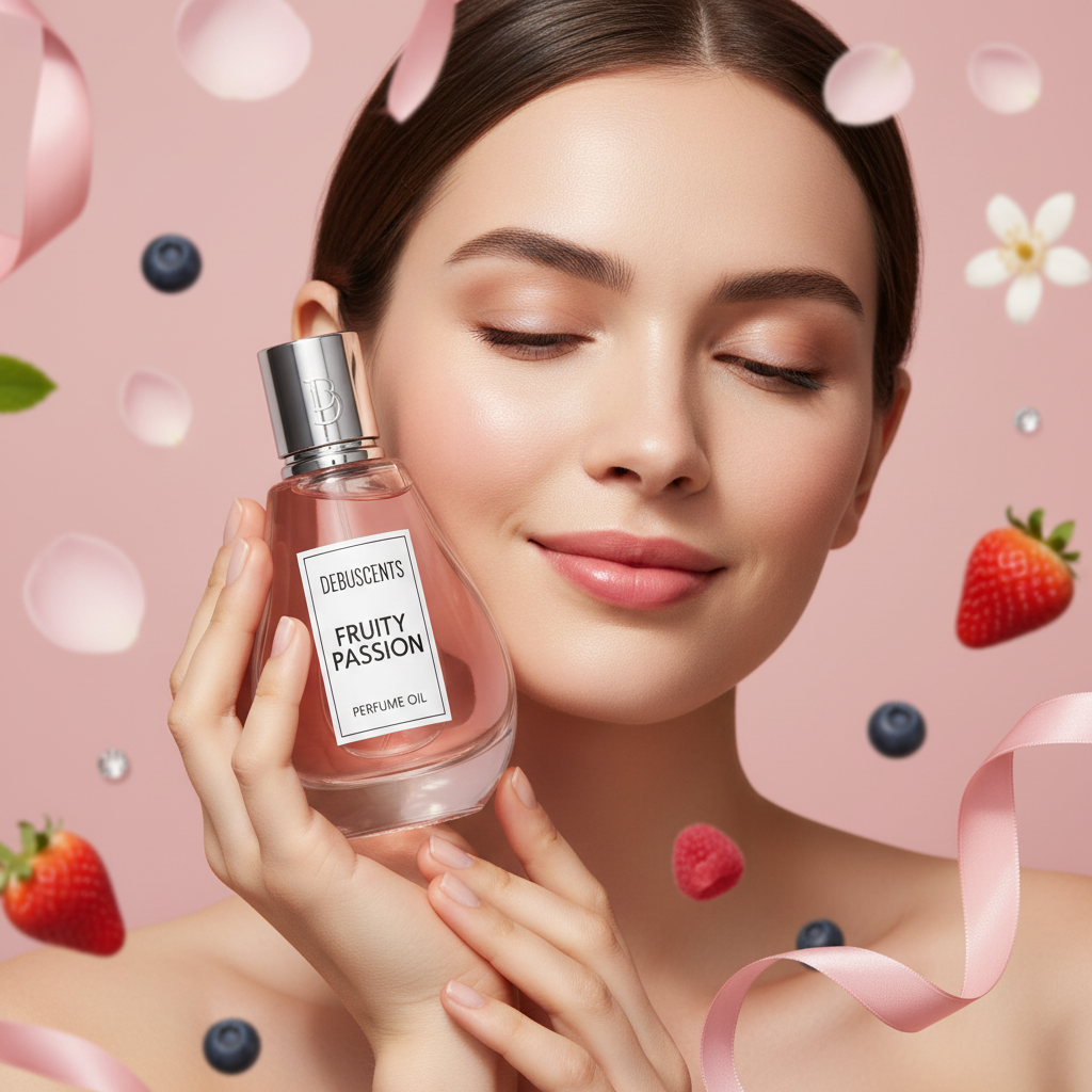 Debuscents Fruity Passion with Model Square